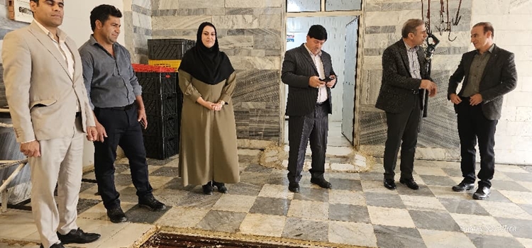 بازدید فرماندار مهران از کشتارگاه دام شهرستان مهران